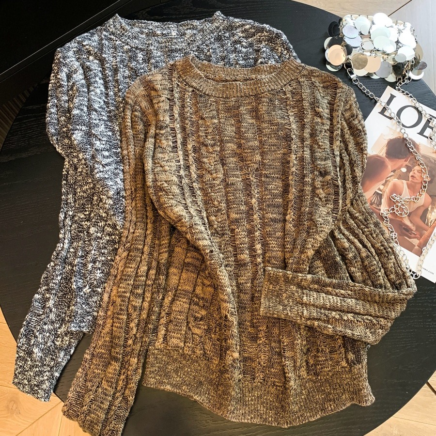Women's Classic Cable Knit Sweater 2026 Fall Winter Soft Lazy Style Pullover - Image 5